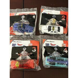Lot 4 Matchbox McDonald's Hero Basics Die Cast Car Happy Meal Toys Police Fire